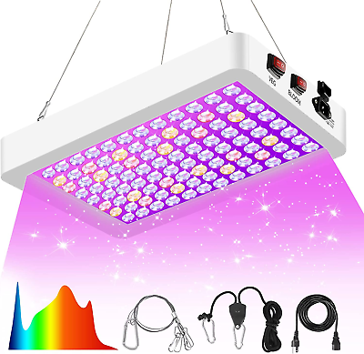 King Plus 1000w LED Grow Light Double Chips Full Spectrum with