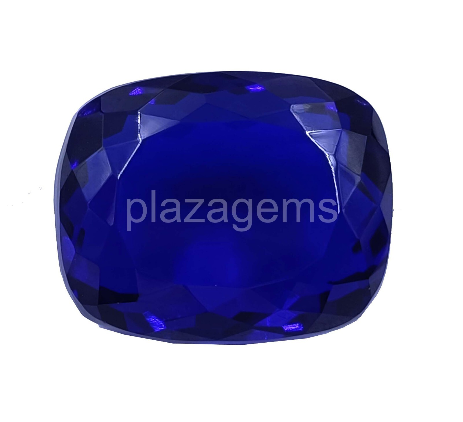 NATURAL CERTIFIED 107.70 CARAT BLUE SAPPHIRE  CUSHION CUT LOOSE GEMSTONE 4HKX