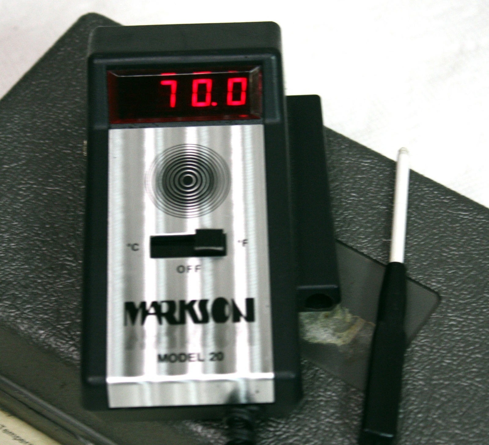 Vintage Markson Model 20 Digital Thermometer. Government Version of TC100?