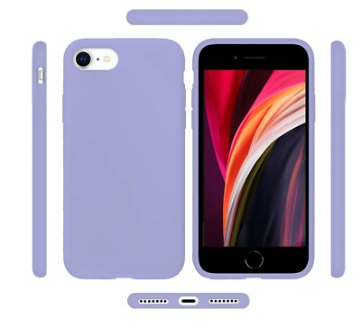For Apple iPhone SE 2 - 2020 Soft Gel Silicone Full Cover Case Slim Protection 