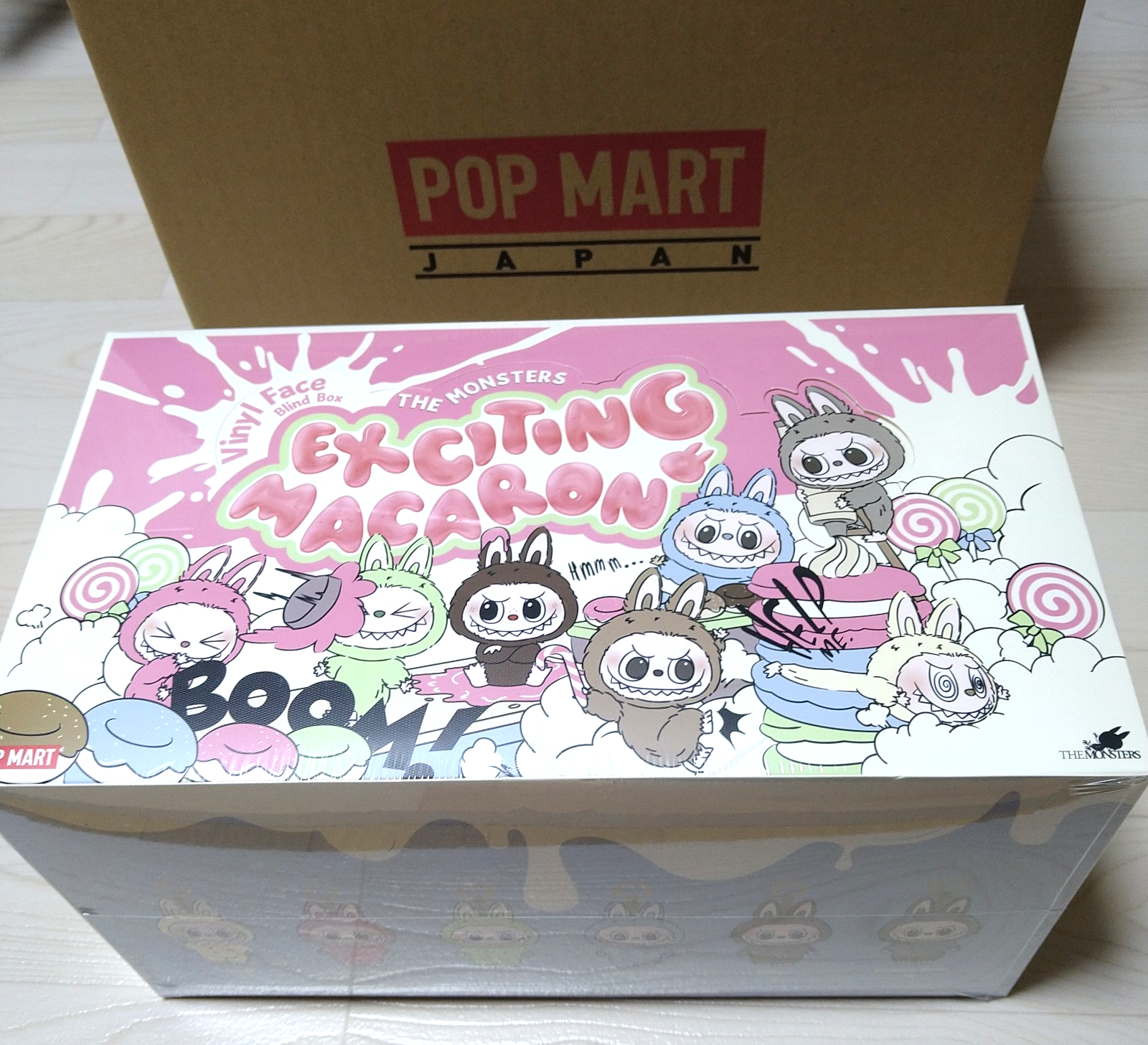 POP MART Exciting Macaron Boo 6種セット THE MONSTERS - Tasty Macarons Vinyl Face Blind Box | Blind