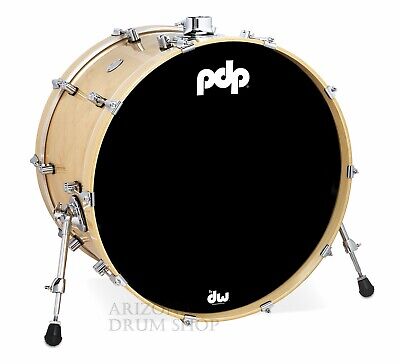 PDP DW Concept Maple 14 x 24'' Bass Drum, Natural Lacquer - NEW