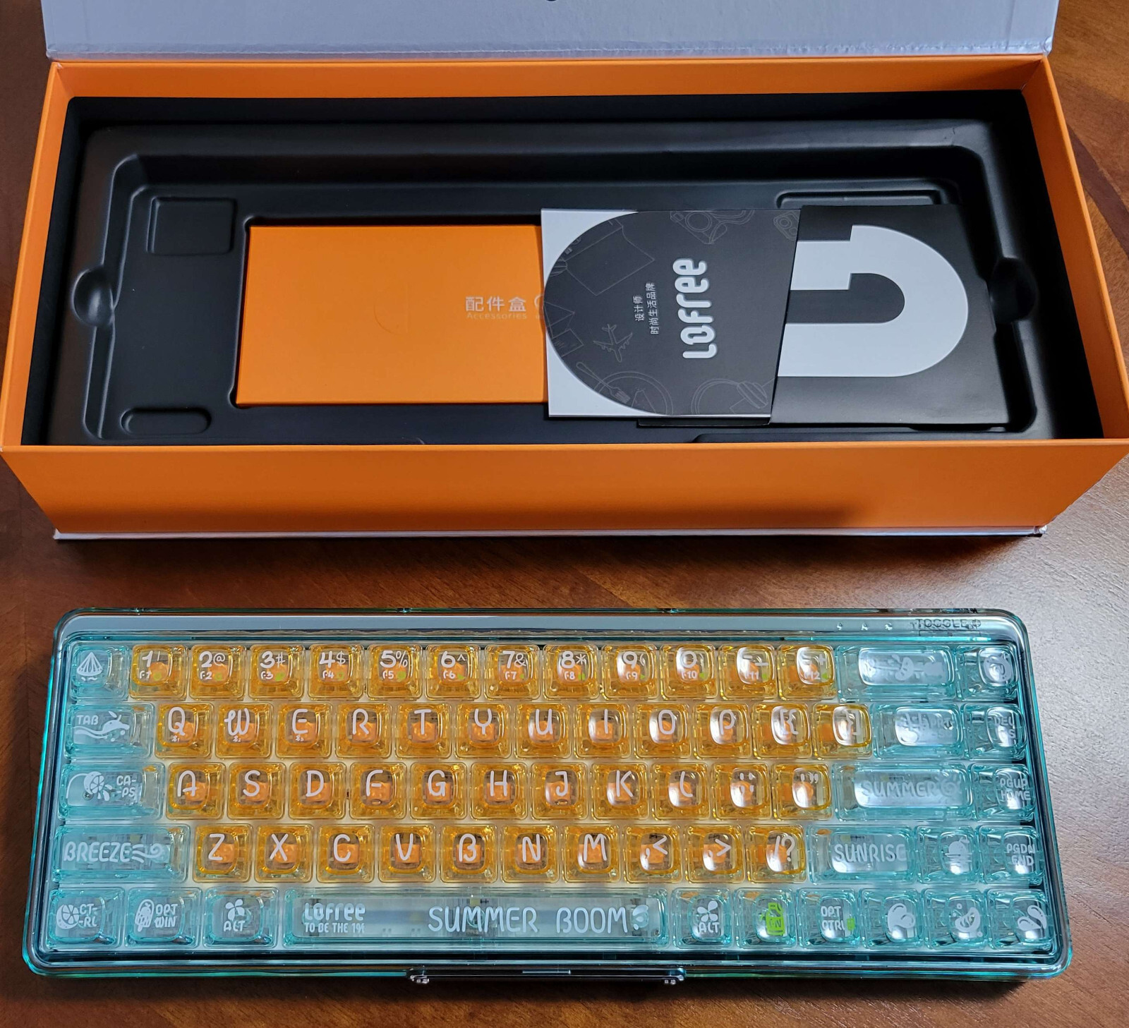 Lofree 1% orange soda OE907 メカニカルキーボード Lofree 1% orange soda OE907 メカニカルキーボード