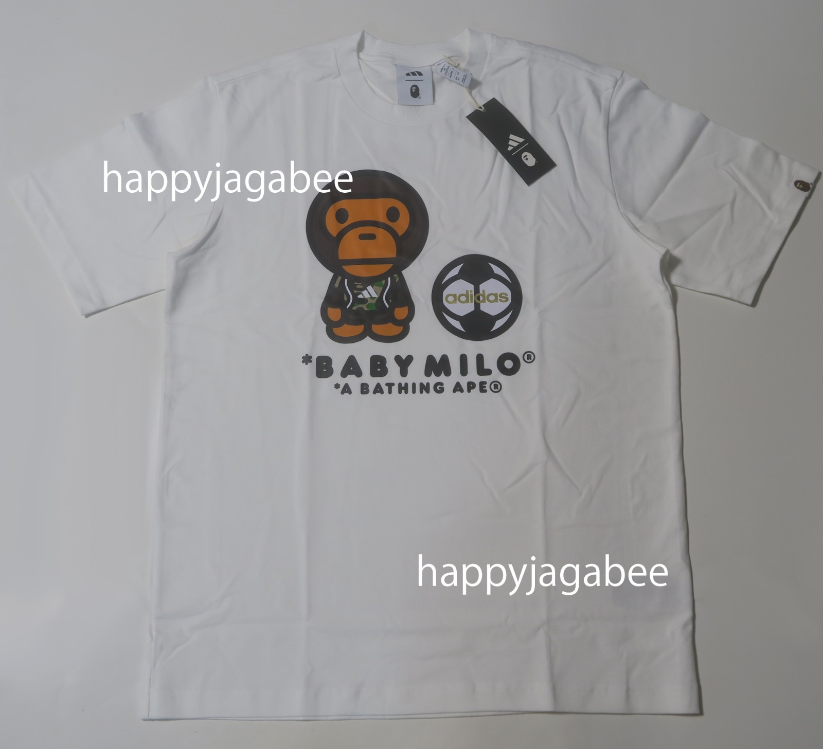 A BATHING APE Men's BAPE x ADIDAS - BABY MILO TEE 2L73110911