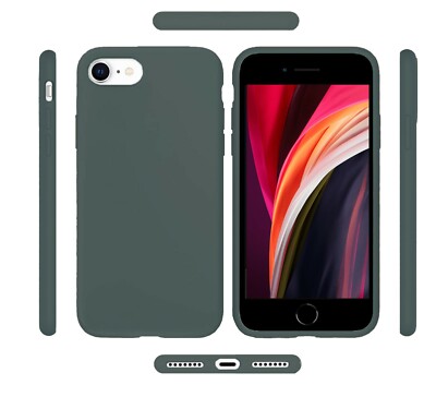 For Apple iPhone SE 2 - 2020 Soft Gel Silicone Full Cover Case Slim Protection 