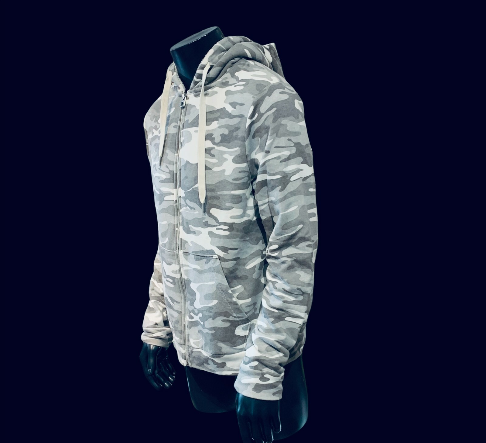 BETTER RICH BETTER RICH MAN JACKET LONGSLEEVE HOODY " JACKET LINING CAMO " BRM47 GREY CAMO