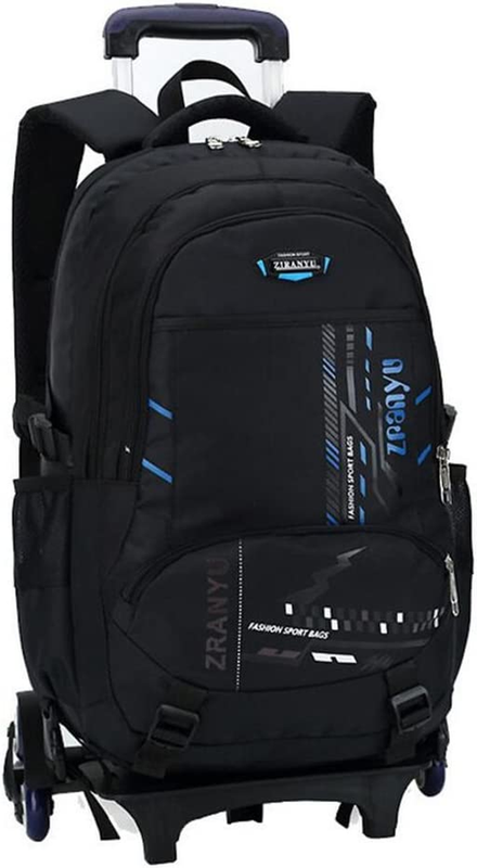 Trolley Schoolbag For Boy And Girl Wheels Bags (blue)