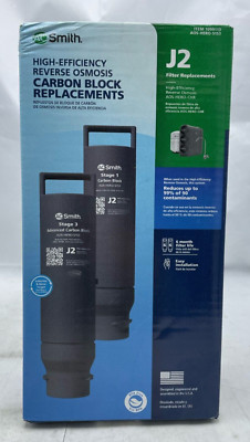 AO Smith High-Efficiency Reverse Osmosis Carbon Block Replacements J2 NEW BOX