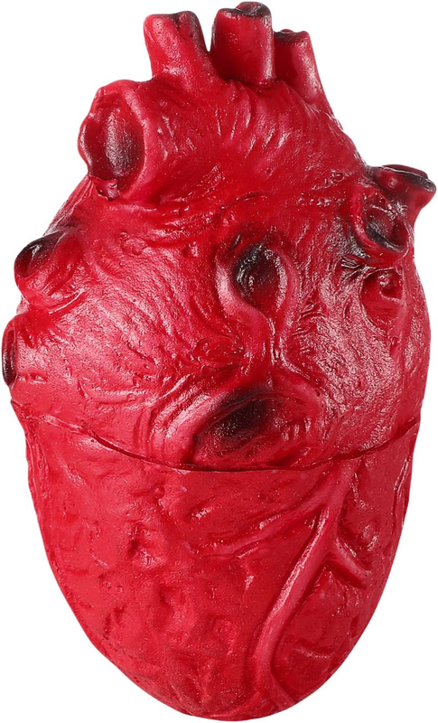 Fake Heart Prank Prop, 1Pc Halloween Scary Heart Model Realistic Halloween Body