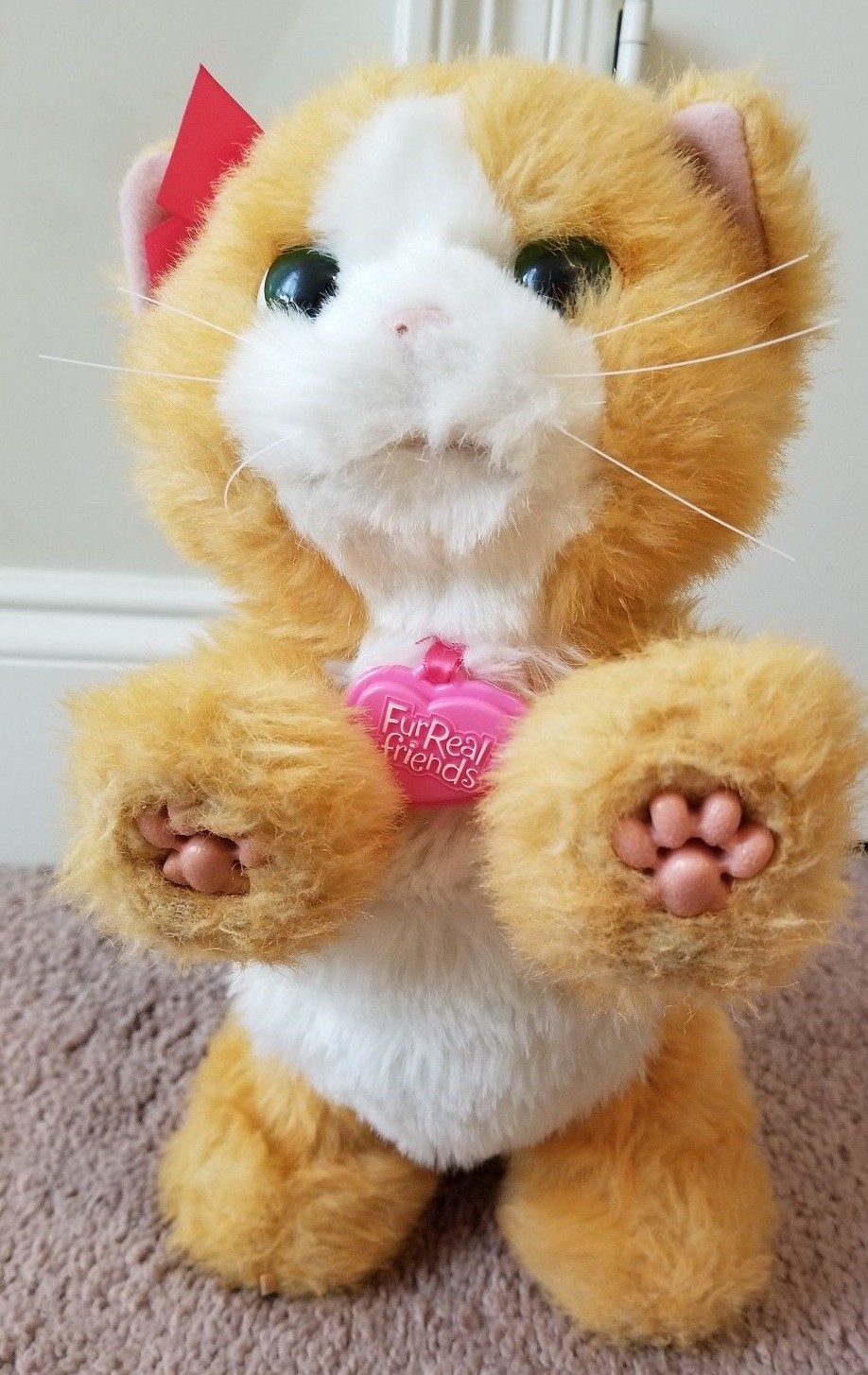 FurReal Friends Daisy Plays With Me Kitty Interactive Cat Plush Toy 2012 Hasbro
