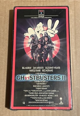 Ghostbusters 2 VHS 1989 Sealed Tape - First Print Part II Amazing Condition NEW