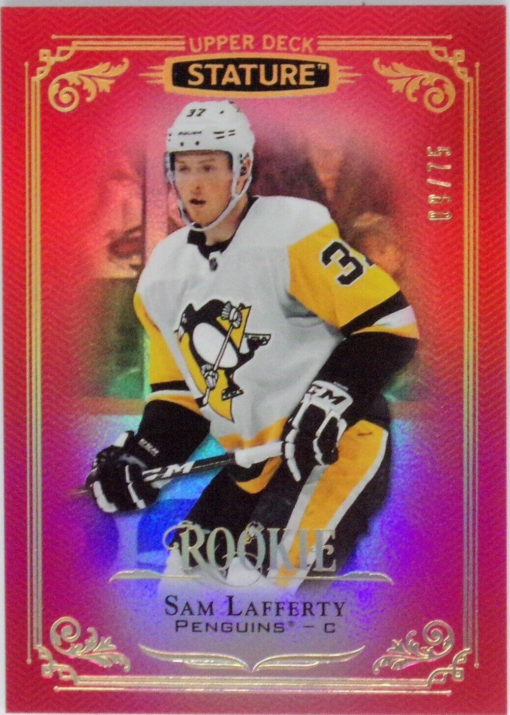2019-20 Upper Deck Stature - Rookies Red #129 Sam Lafferty /75 (RC) for ...