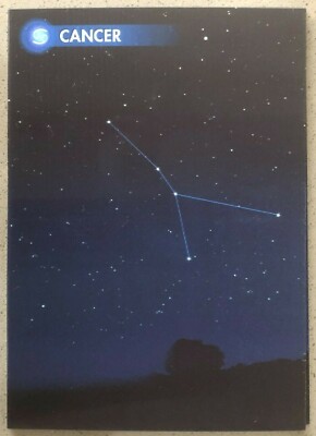 POSTCARD: 3D TYPE  ''CANCER STAR SIGN''   BY AUTHENTIC CARDS 