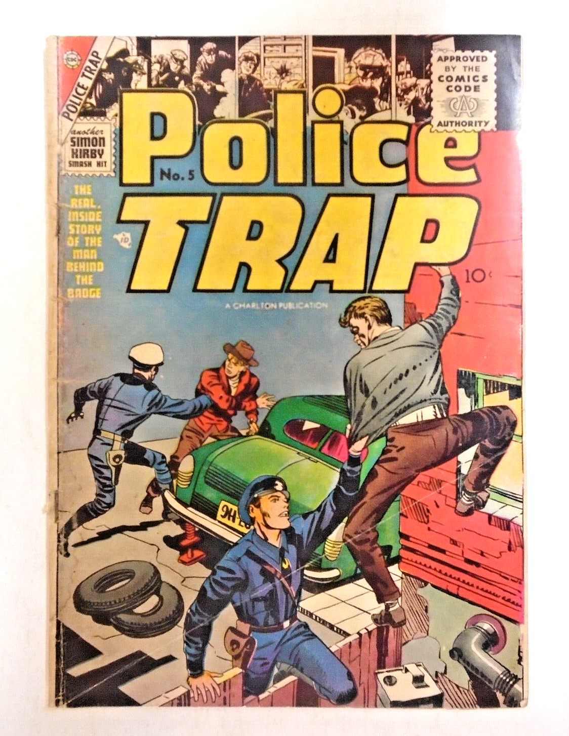 Police Trap (1955) #5 Simon + Kirby!