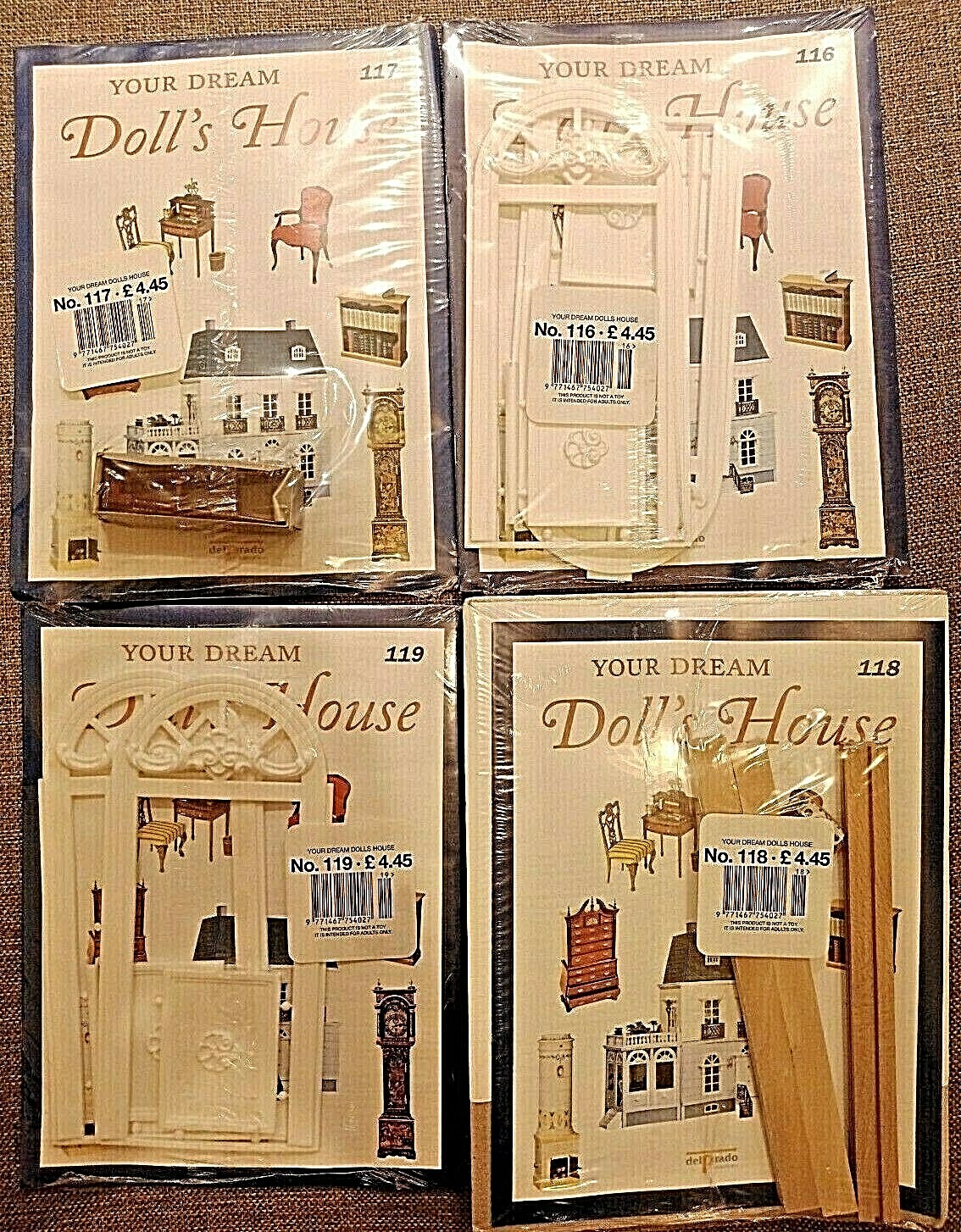 Del Prado Your Dream Dolls House Issues 101-125 and 95 | eBay Del Prado Your Dream Dolls House Issues 101-125 and 95 | eBay