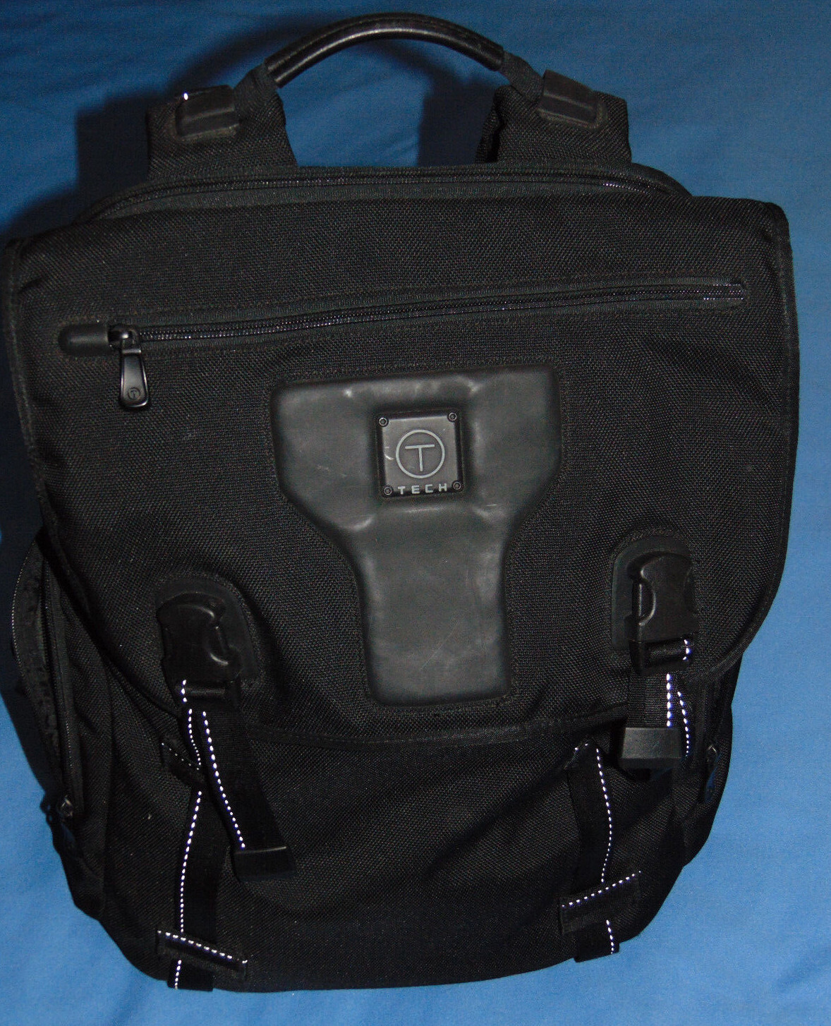 TUMI  T-TECH  BALLISTIC NYLON  BACKPACK  BLACK  EUC