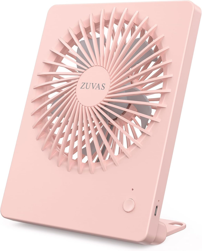 Desk Fan Battery Operated Fan Rechargeable 180Tilt Folding Per...