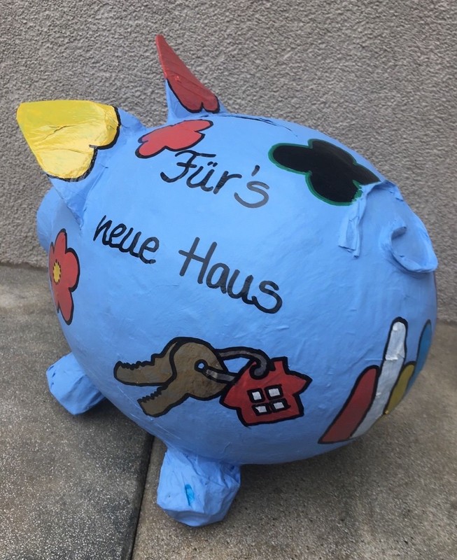 Schwein Glucksschwein Geschenk Hauseinweihung Geldgeschenk Kartenbox Sparschwein Ebay