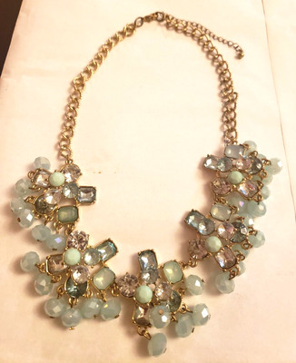 Vintage Miriam Haskell Rhinestone Statement Necklace Unsigned