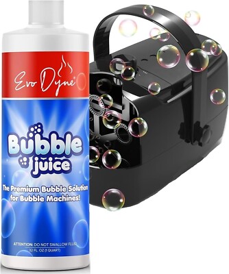 Bubble Solution (32 oz) - Bubbles for Bubble Machine, Made in USA | Premixed 