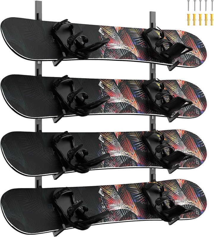 + Ski Wall Storage Rack, Snowboards/ski Display Rack Wall Moun