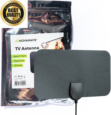 NOVAWAVE Digital TV Antenna - High-Powered HD TV Antenna | 470-862Mhz Indoor TV 