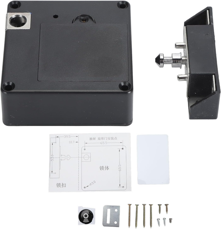 Hidden Cabinet Lock, Electronic Drawer Locks Furniture Lock with NFC, for Pantry