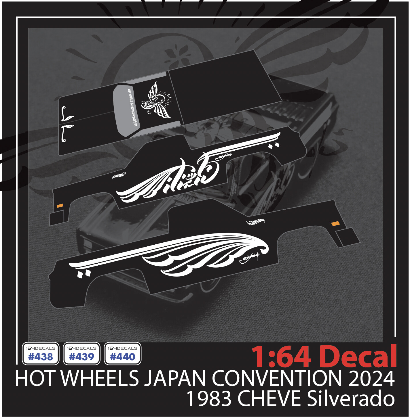 Water Slide Decal for CUSTOM Hw Japan convention 2024