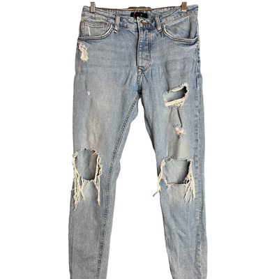 Forever 21 Men Denim Ripped Jeans