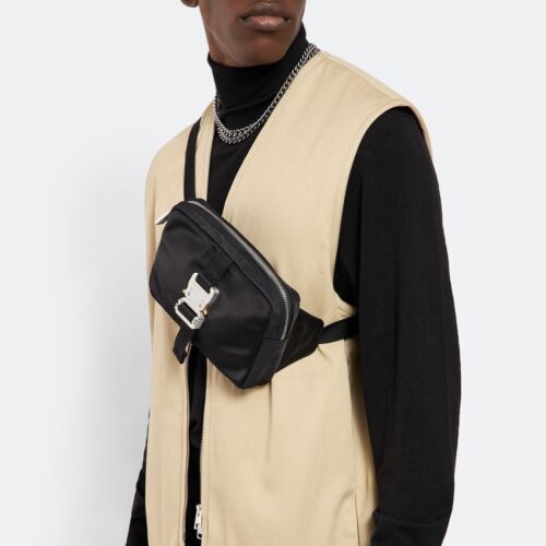 ボディーバッグ 1017 ALYX 9SM Satin x Leather Body Bag ボディーバッグ 1017 ALYX 9SM Satin x Leather Body Bag