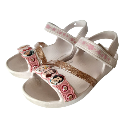 Rose gold crocs disney sale