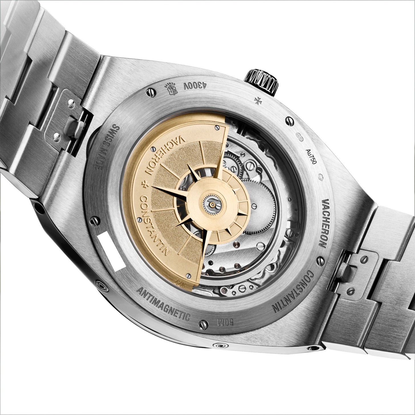 Pre-owned Vacheron Constantin Overseas Perpetual Ultra Thin Wristwatch 4300v/120g-b945