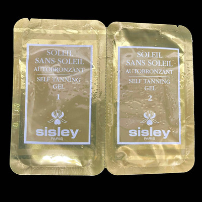 2 Sisley Self Tanning Hydrating Body Skin Care 0.14oz 4ml Each Sample