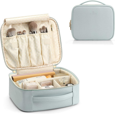 Vlando Travel Makeup Cosmetic Case Storage Bag Cosmetic Bag Portable Artist Bag