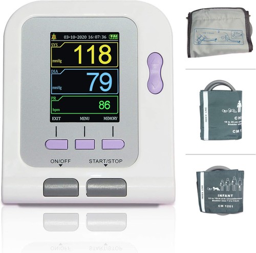CONTEC Adult /Child/ Pediatric Digital Blood pressure monitor with 3 cuff 08A
