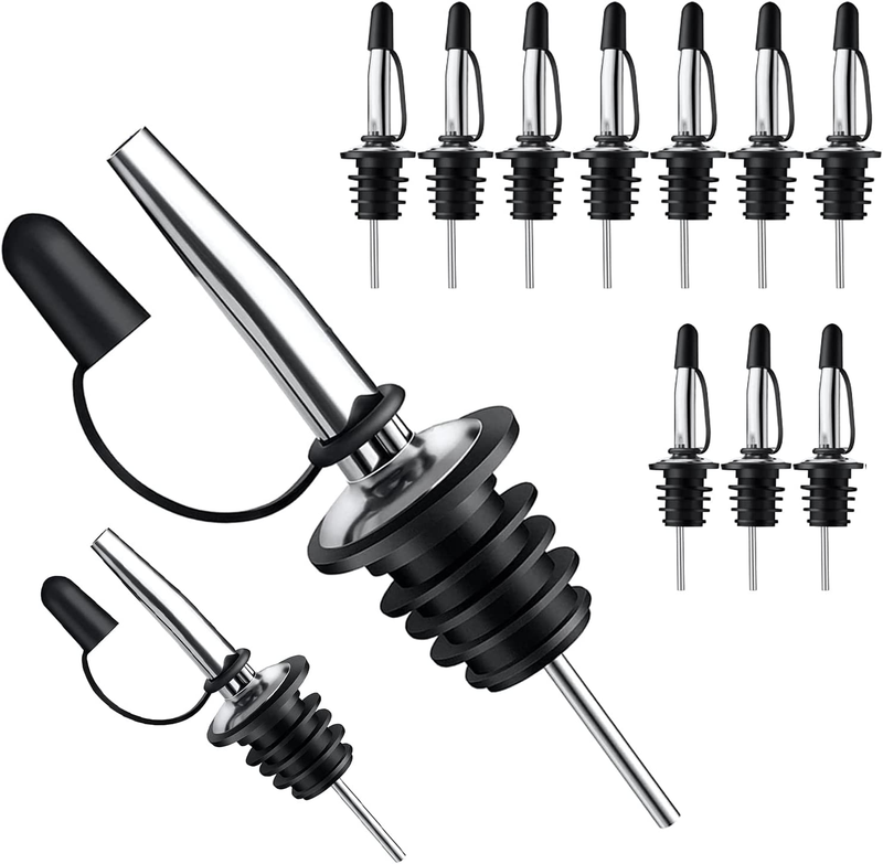 Pour Spout for Liquor Bottles - Vaincre 12 Pack Liquor Bottle Pourers