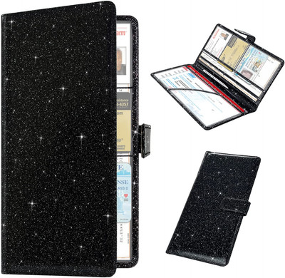 Car Registration and Insurance Holder, Vehicle Glove Box Organizer Cool Car Acce