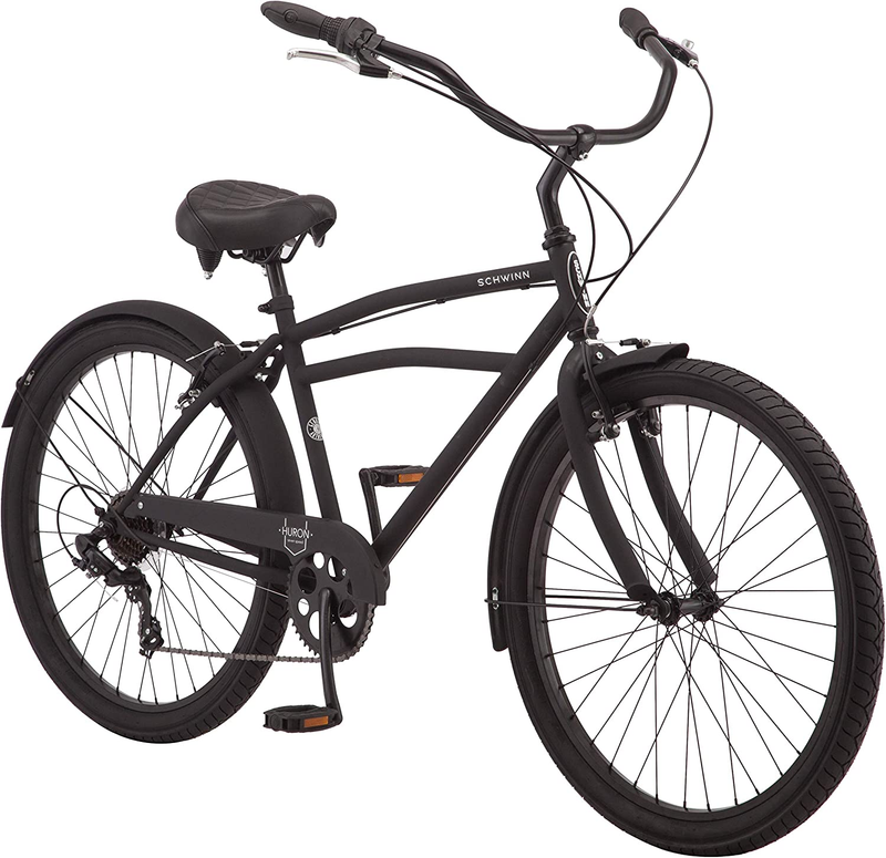 Huron Adult Beach Cruiser Bike for Men and Women, 26-Inch Wh