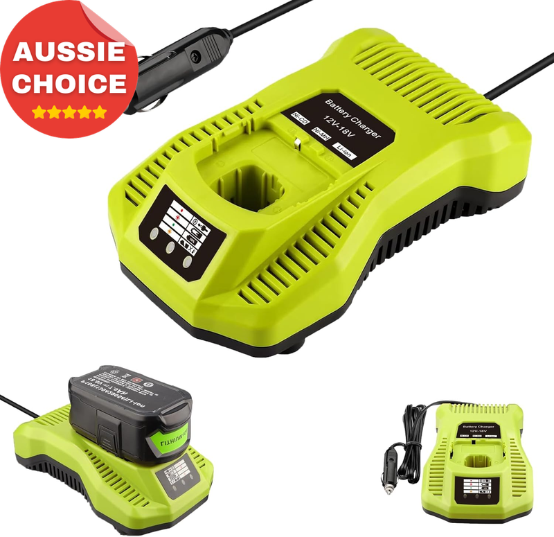 Ryo P131 Car Battery Charger 12V 14.4V 18V Lithium Ion Nicad P102 P107 P108