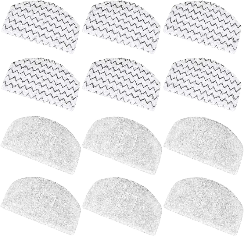 12 Pack 1940 Steam Mop Replacement Pads for Bissell Powerfre