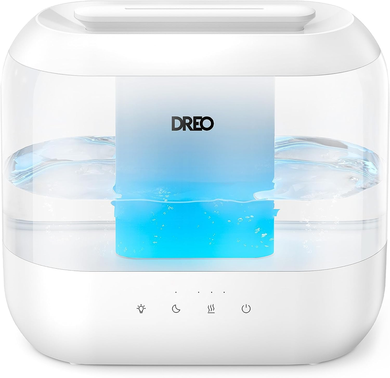 Humidifiers Top Fill 4L Supersized Cool Mist Humidifier with Oil Diffuser,Quiet