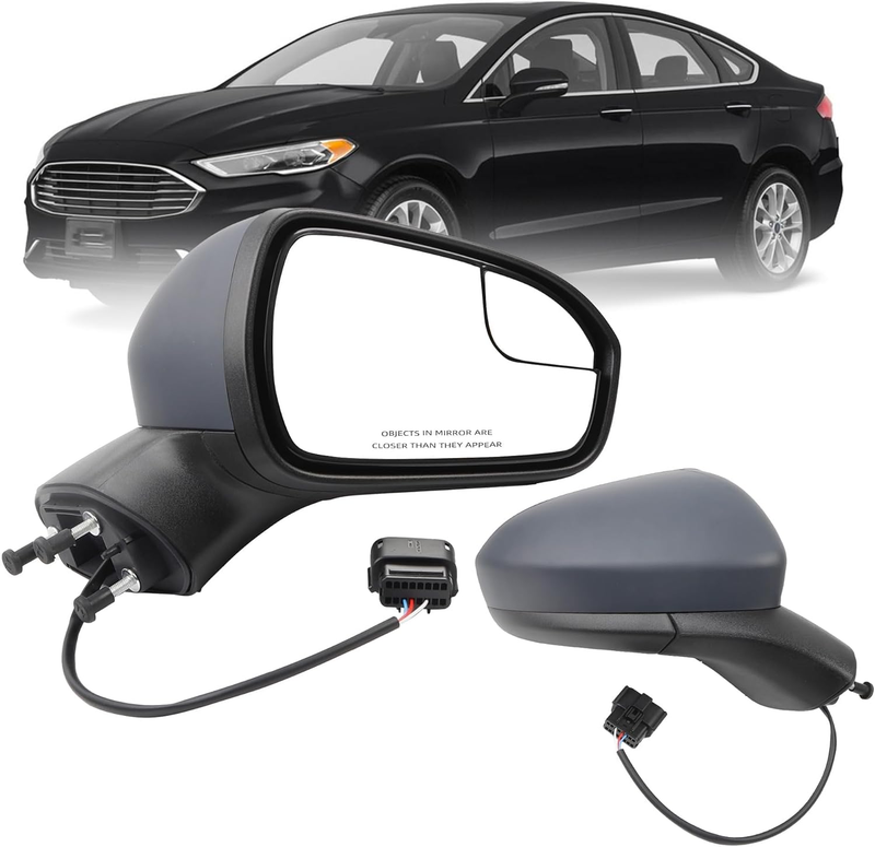 Rear Mirror Right Passenger Side Electric Adjust Mirror for Fusion 2016-2022