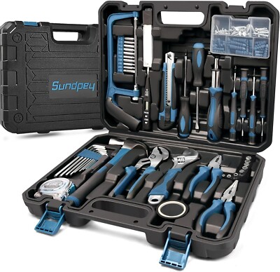 Home Tool Kit 148pcs Household Basic Complete Hand Repair Portable Tool Set With
