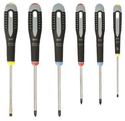 6pc BAHCO ERGO Mixed Screwdriver Set. Williams #BAHBE-9886