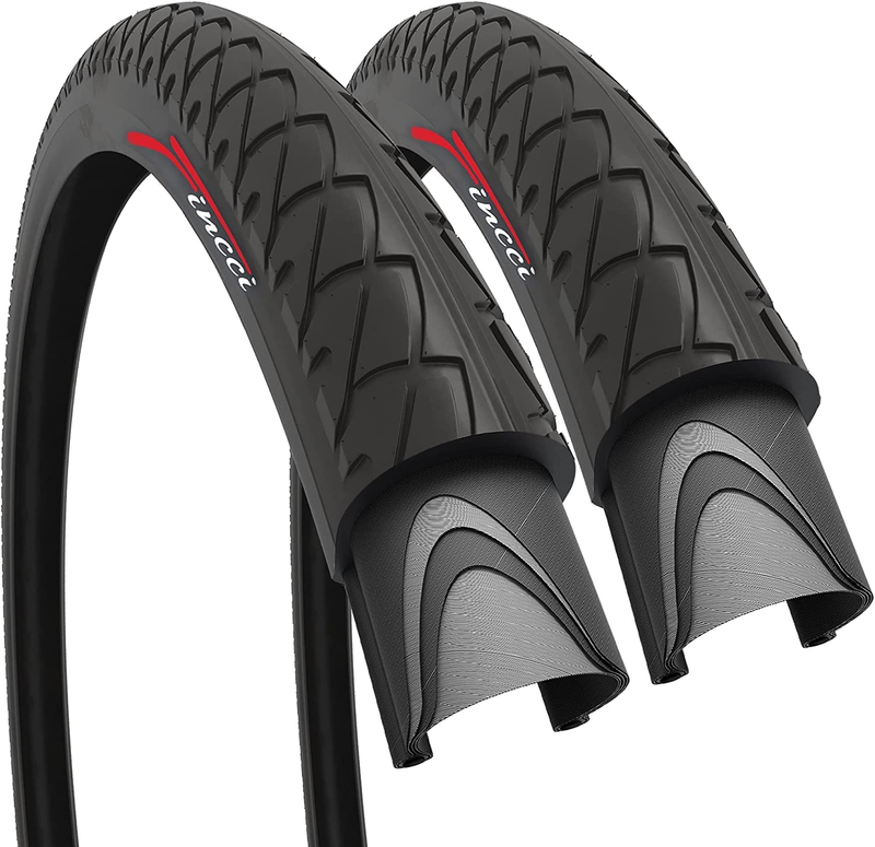Pair 26 Inch Bike Tires - Foldable Slick 26 X 1.95 Bike Tires for Mountain Bike