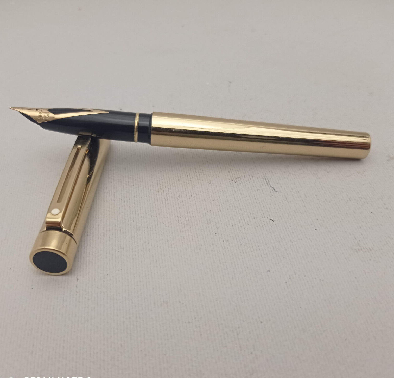SHEAFFER 万年筆 Targa Regency stripe 14K Sheaffer TARGA 675 Fountain Pen & Ballpoint Set - Regency