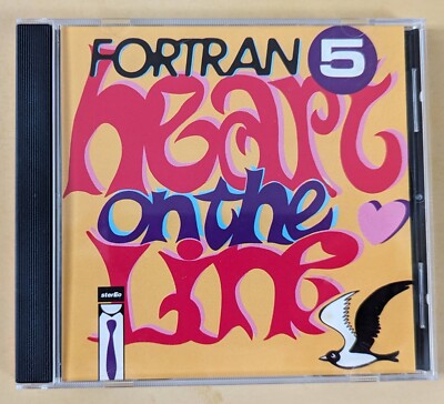 Fortran 5- Heart On The Line CDS- 4TRK SINGLE! HOUSE! SYNTH-POP! MOBY REMIXES!