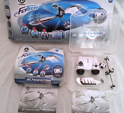 Bladestar Remote Control Flytech Copter 2 pack Autopilot Flying Toy WowWee 8