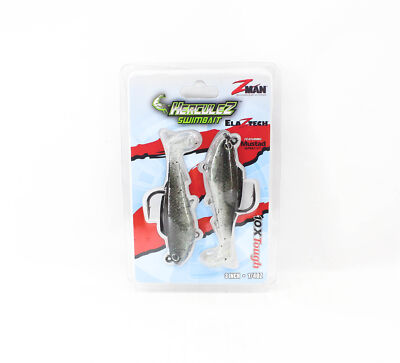 Zman Soft Lure Herculez Swimbait 3 Inch 2/Pack Bad Shad (5998)