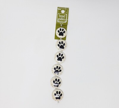 Bead Landing Reconstituted Quartzite Dog Paws Beads - 6 pc